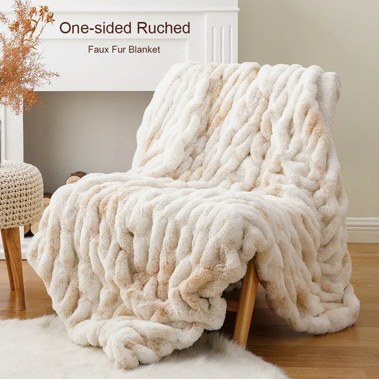 Luxury Faux Fur Throw Blanket