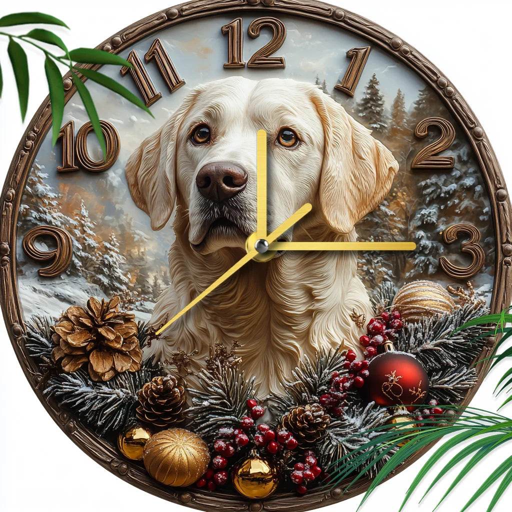 Labrador Retriever Silent Wall Clock - Montero Milan