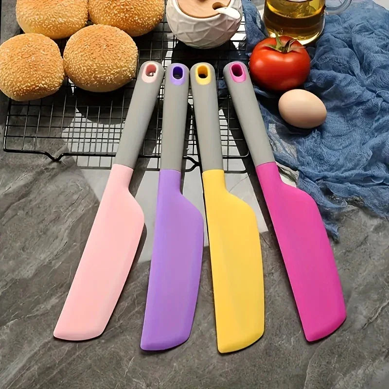 Oversized Silicone Spatula - Heat-Resistant, Non-Stick & Soft Kitchen Tool for Cooking, Baking, Mixing, Stirring & Scraping, Durable & Easy to Clean, Essential Cooking Utensil | Ergonomic Handle Design | Flexible Spatula