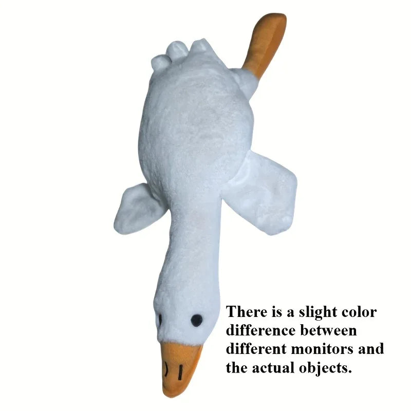 1pc White/Grey/Brown Soft Plush Toy, Duck-Companion Play Toy for Dogs, Release Dog Energy, Suitable for Large, Medium and Small Pets