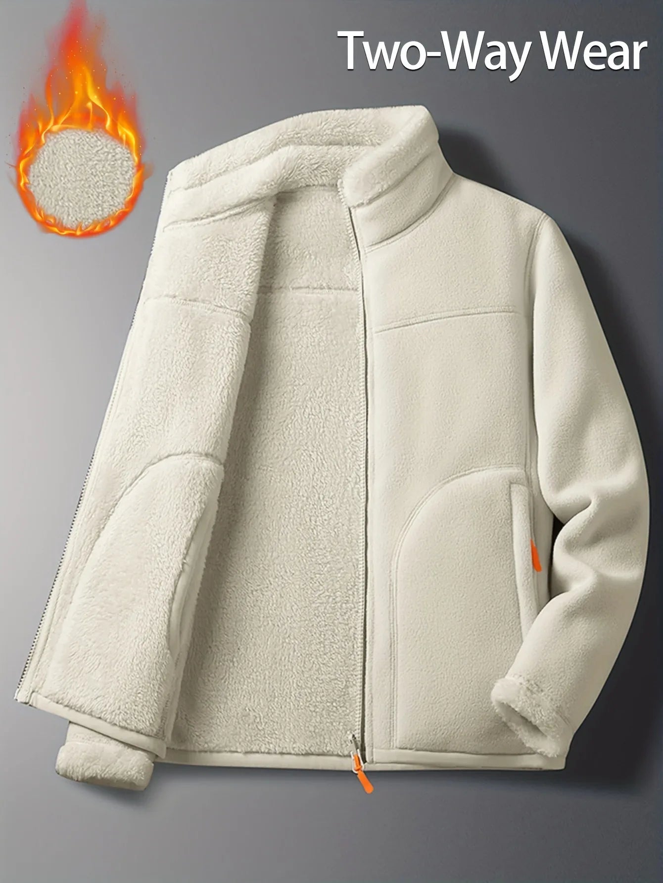 Reversible Sherpa Fleece Jacket