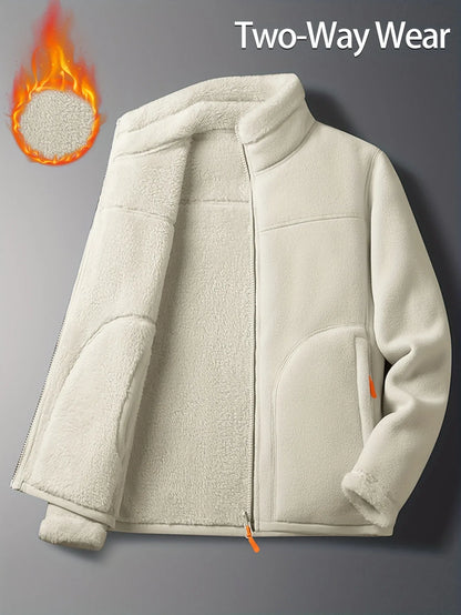 Reversible Sherpa Fleece Jacket