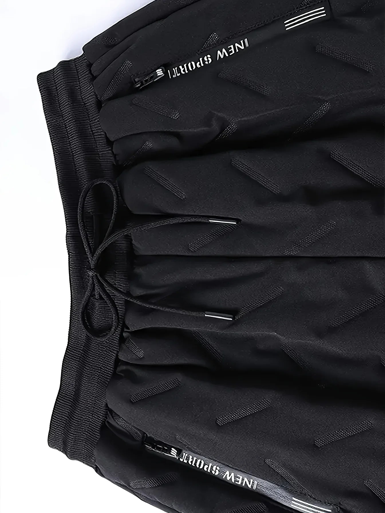 Men'S and Women'S Thickened Winter Jogger Pants with Plush Fleece Lining - Warm, Leak-Proof, Windproof, Adjustable Drawstring Waist, Zipper Pockets, Solid Color for Casual Home and Outdoor Use
