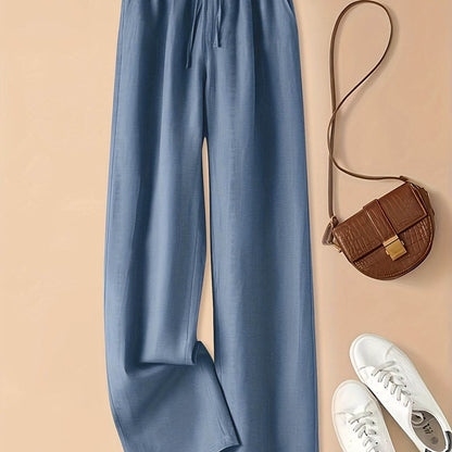 Retro High-Waist Wide-Leg Pants - Montero Milan