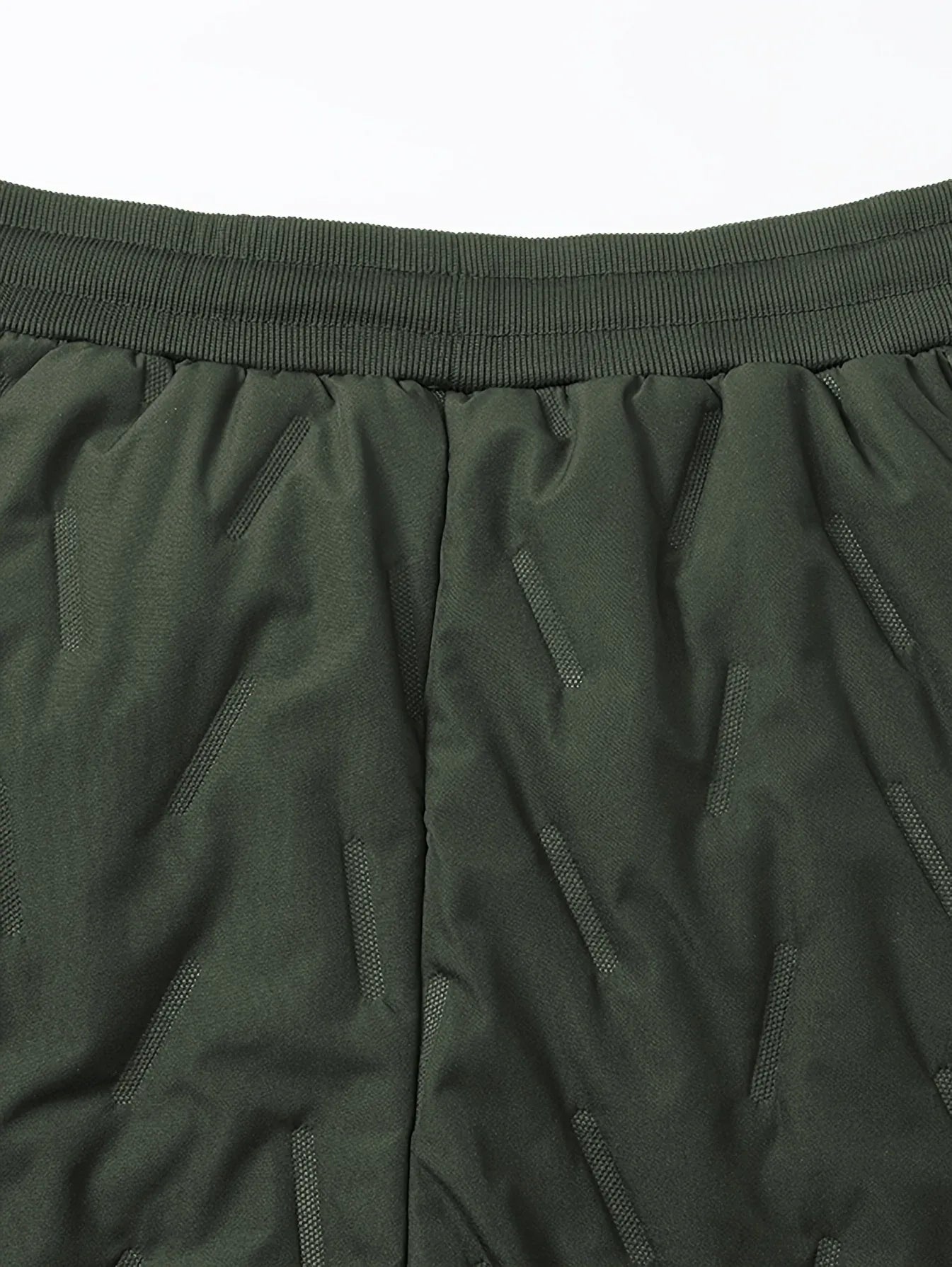 Men'S and Women'S Thickened Winter Jogger Pants with Plush Fleece Lining - Warm, Leak-Proof, Windproof, Adjustable Drawstring Waist, Zipper Pockets, Solid Color for Casual Home and Outdoor Use