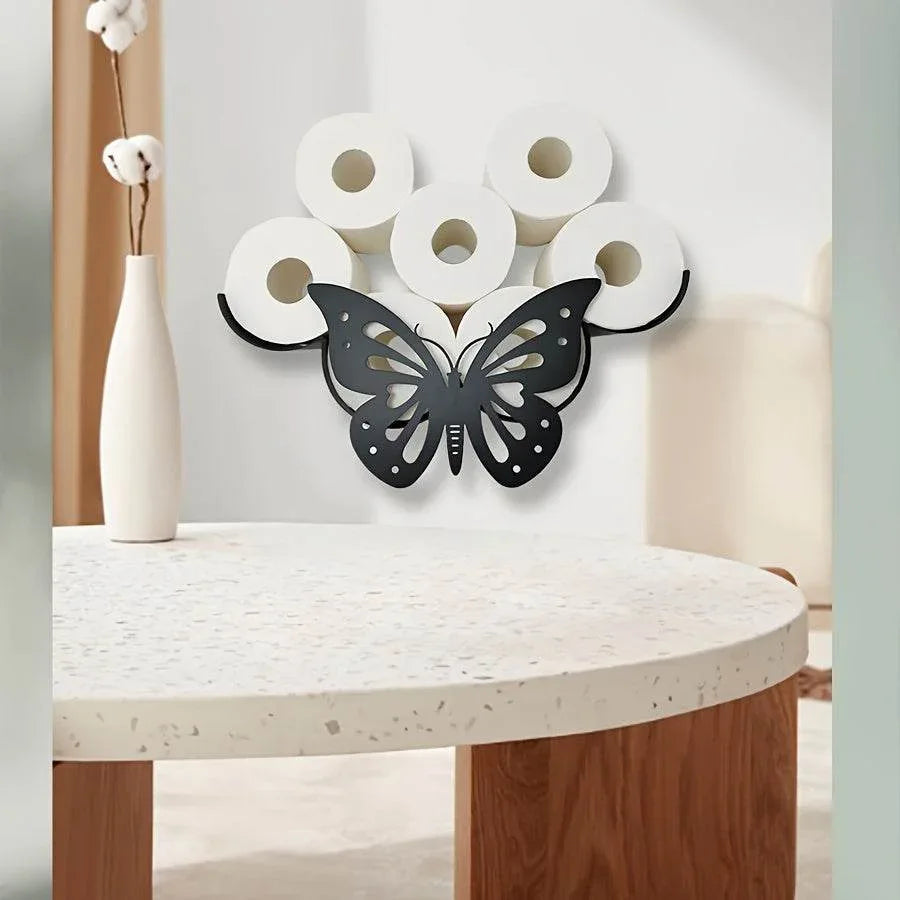 Butterfly Toilet Paper Holder Rack - Montero Milan