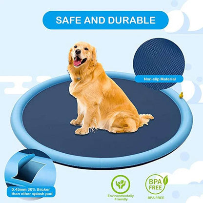 SplashPaw™ Fun Zone - The Splash Pad Makes Your Pup and Kids Happy! - Montero Milan