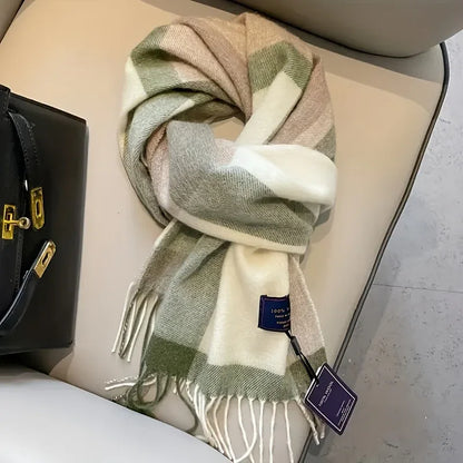 British Classic Australian Scarf - Vintage Striped Unisex Winter Warm Scarf