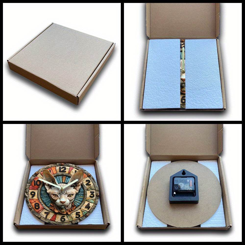 Sphynx Cat Silent Wall Clock - Montero Milan