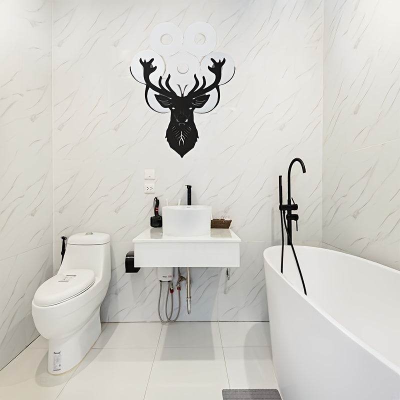 Deer Head Toilet Paper Holder Rack - Montero Milan