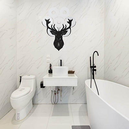 Deer Head Toilet Paper Holder Rack - Montero Milan