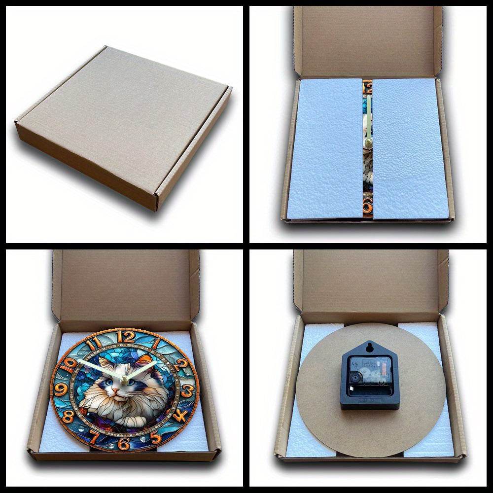 Persian Cat Silent Wall Clock - Montero Milan