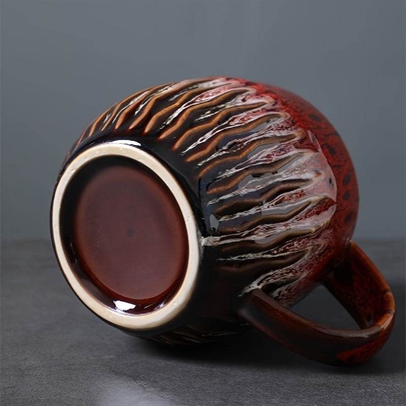 [Creative | Coffee] 20.29oz Creative Coffee Cup, Mug Coffee Cup Beer Mug Milk Cup | Japanese Kiln Transformation, Designed for Couples / Family / Office Use - Montero Milan