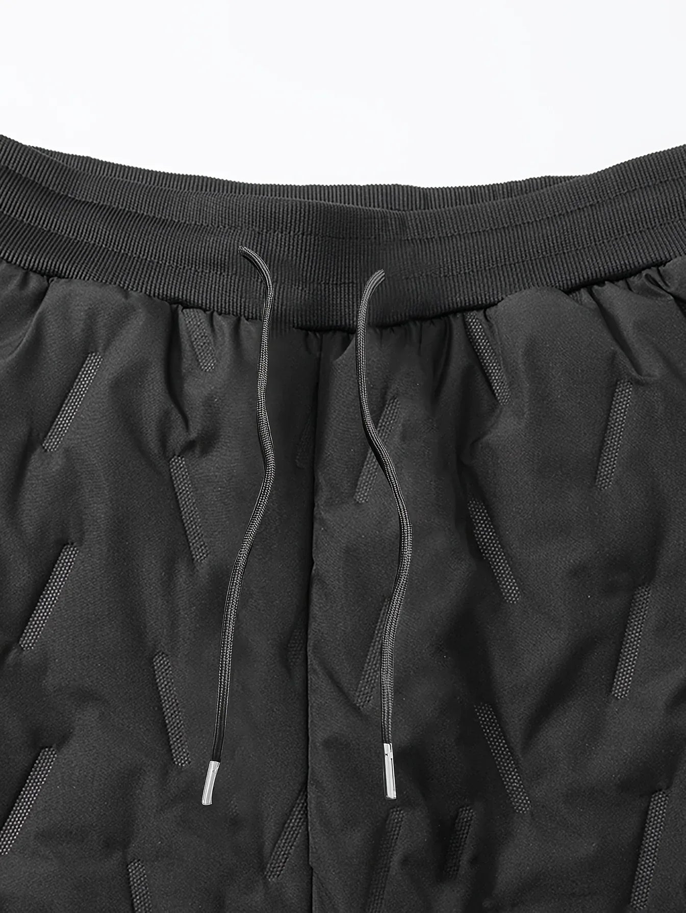 Men'S and Women'S Thickened Winter Jogger Pants with Plush Fleece Lining - Warm, Leak-Proof, Windproof, Adjustable Drawstring Waist, Zipper Pockets, Solid Color for Casual Home and Outdoor Use