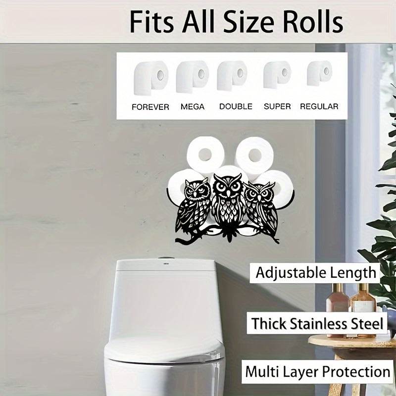 Owl Toilet Paper Holder Rack - Montero Milan
