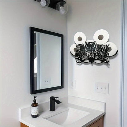 Owl Toilet Paper Holder Rack - Montero Milan