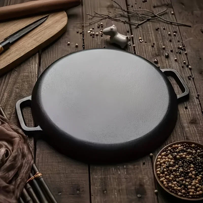 Multi-Function Cast Iron Griddle Skillet