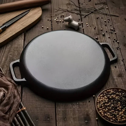 Multi-Function Cast Iron Griddle Skillet