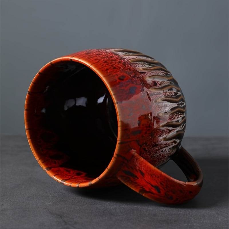 [Creative | Coffee] 20.29oz Creative Coffee Cup, Mug Coffee Cup Beer Mug Milk Cup | Japanese Kiln Transformation, Designed for Couples / Family / Office Use - Montero Milan