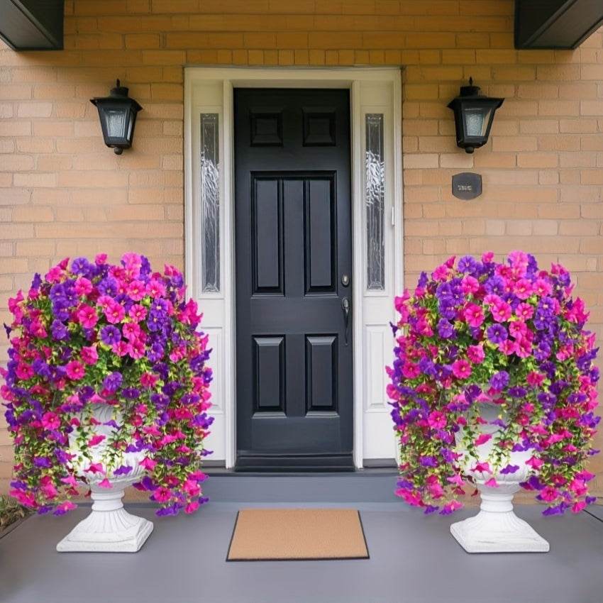 UV-Resistant Hanging Morning Glory Flowers (2-Pack) - Montero Milan
