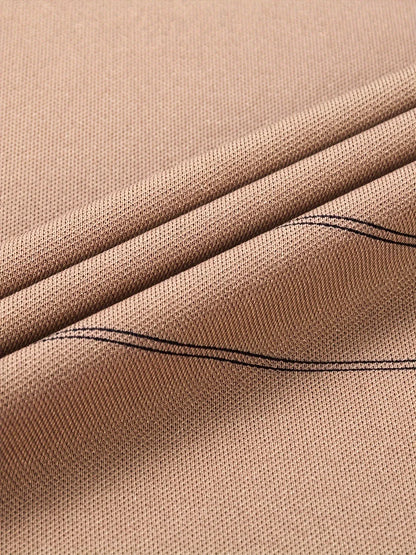 Men's Vintage-Inspired Striped Shirt with Chest Pocket - Breathable, Long Sleeve, Button Detail for Golf & Outdoor Activities