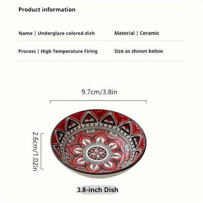 Bohemian Ceramic Seasoning Plates / Bowls Set - Montero Milan