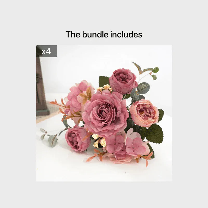 Romantic Peony Rose Bouquet - Montero Milan