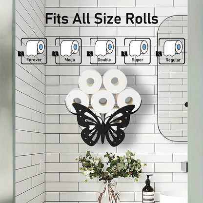 Butterfly Toilet Paper Holder Rack - Montero Milan