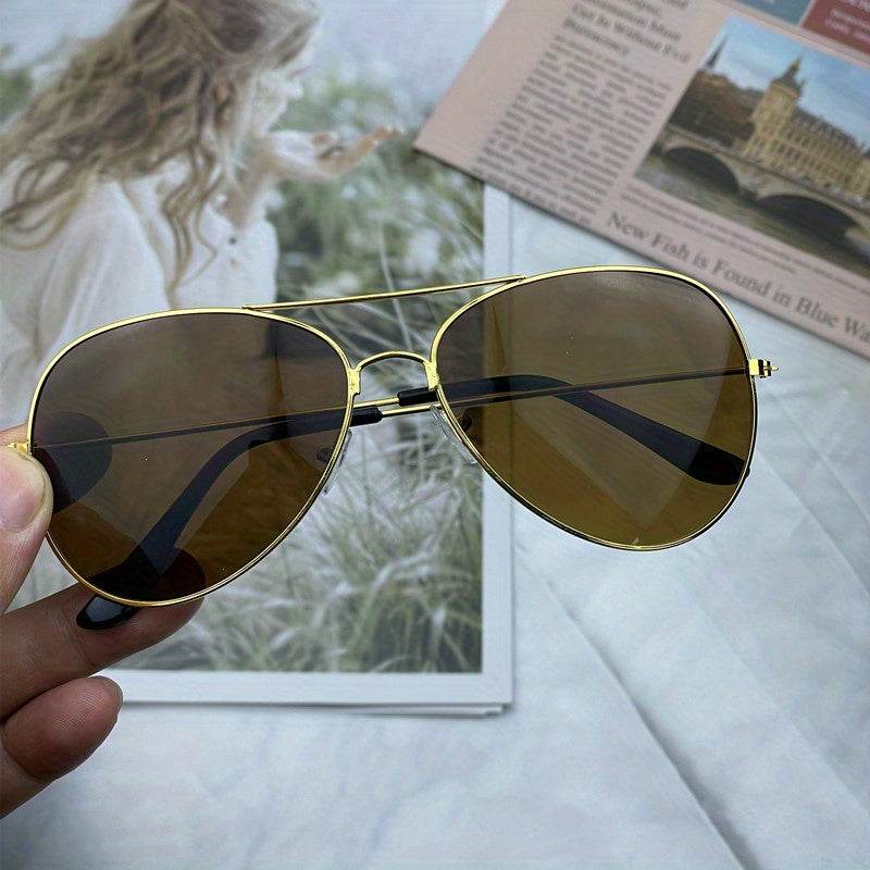Unisex Retro Mirrored Aviator Sunglasses  - Montero Milan