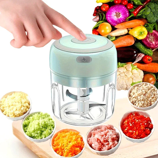A 250Ml RZSYZH USB Rechargeable Electric Blender with Stainless Steel Blades for Automatic Chopping, Available in Multiple Colors. This Compact Kitchen Tool Is Perfect for Smoothies And Dough Preparation, Featuring a Durable