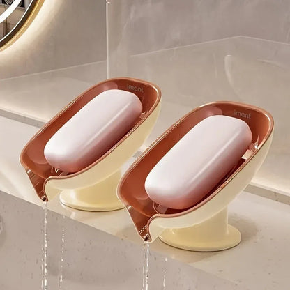 Montero Milan Drain soap dish, soap holder, bathroom drain soap rack, household suction cup soap box without drilling, scented soap holder, scented soap tray, bathroom soap container and storage