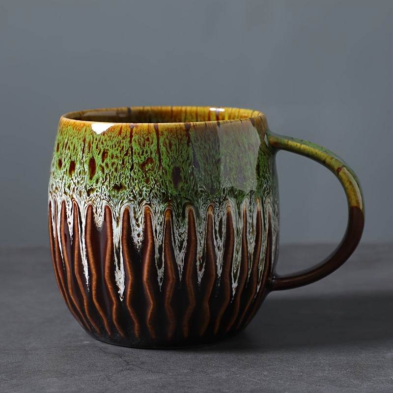 [Creative | Coffee] 20.29oz Creative Coffee Cup, Mug Coffee Cup Beer Mug Milk Cup | Japanese Kiln Transformation, Designed for Couples / Family / Office Use - Montero Milan