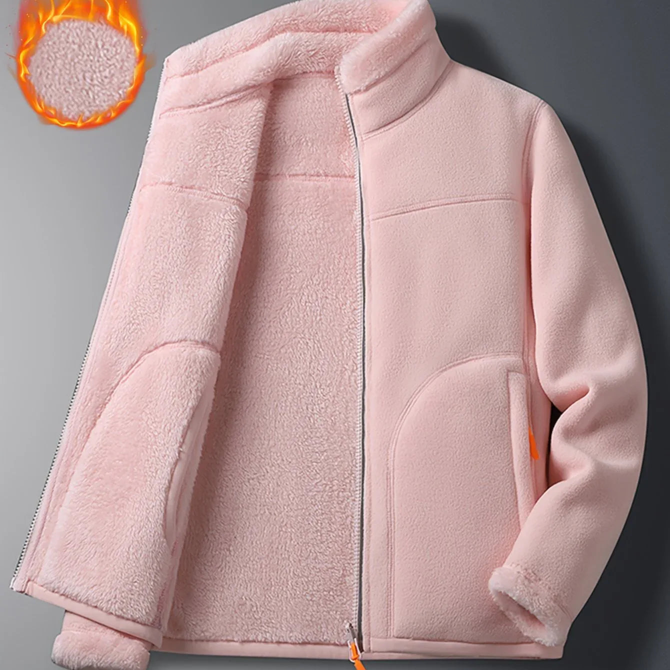 Reversible Sherpa Fleece Jacket