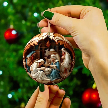 Classic Christmas Nativity Ornaments (1 / 6 / 12 PCs) - Montero Milan