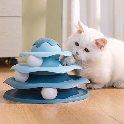 Triple Track Interactive Cat Toy - Montero Milan
