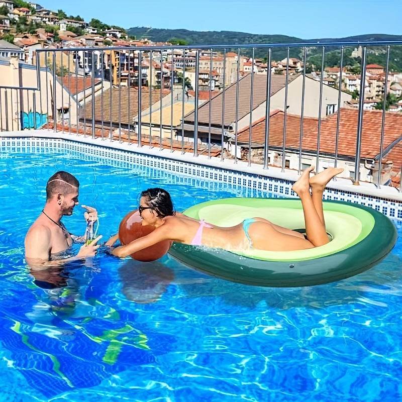 Avocado Pool Float with Removable Pit  - Montero Milan