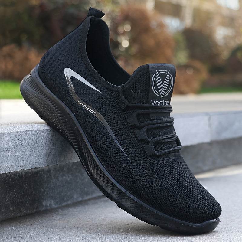 Breathable Men's Slip On Sneakers, Lightweight Comfortable Woven Non Slip Outdoor Training Running Workout - Montero Milan