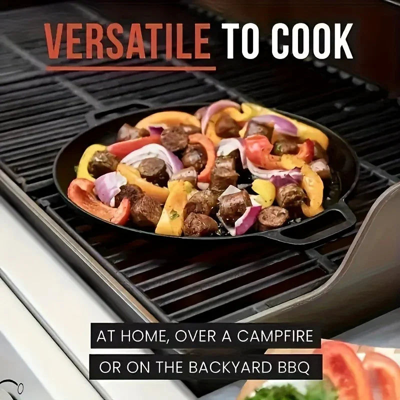 Multi-Function Cast Iron Griddle Skillet