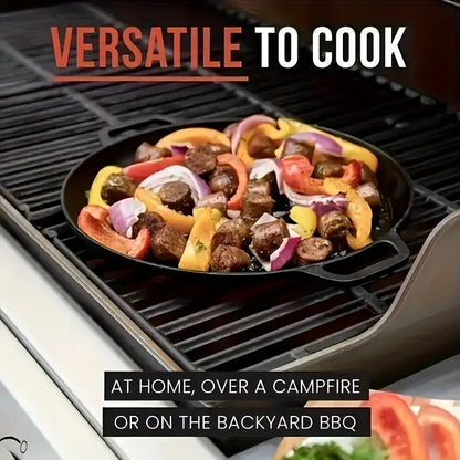 Multi-Function Cast Iron Griddle Skillet