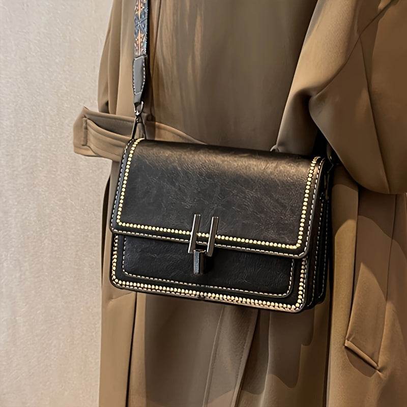 Retro Flap Mini Shoulder Bag - Montero Milan