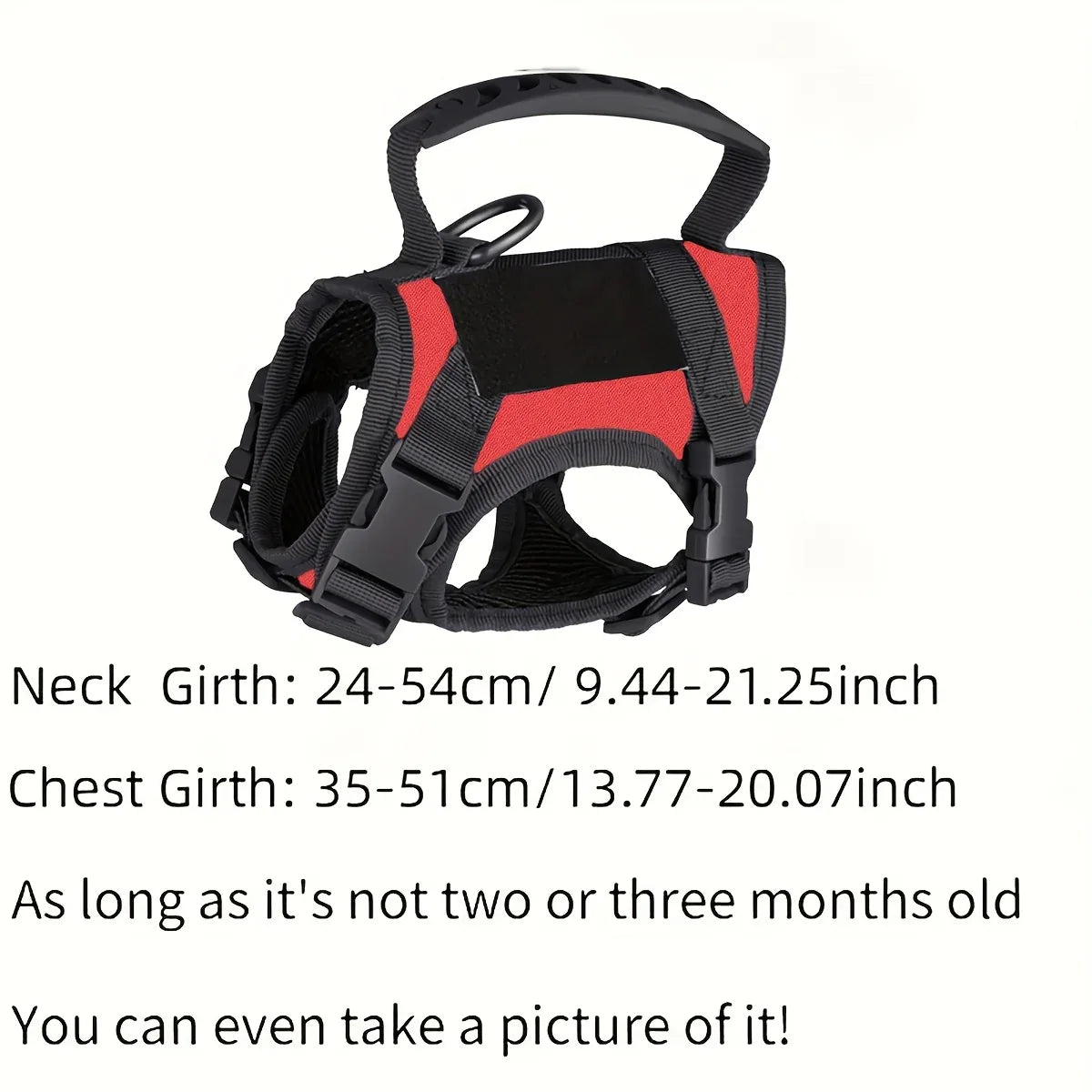 Tactical Cat Vest with Adjustable Straps & Red Cross Patch - Durable 600D Nylon Chest Harness for Small Dogs & Cats, Secure Leash Attachment, Ergonomic Design for Training & Outdoor Adventures, Cat Vest Harness, Adventure Pet