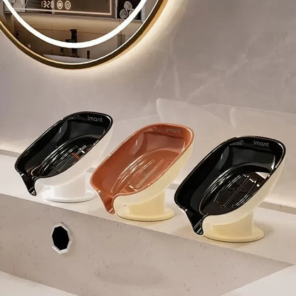 Montero Milan Drain soap dish, soap holder, bathroom drain soap rack, household suction cup soap box without drilling, scented soap holder, scented soap tray, bathroom soap container and storage