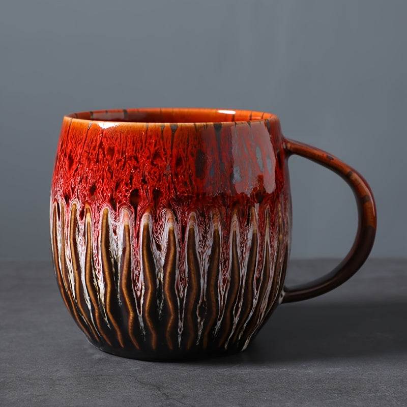 [Creative | Coffee] 20.29oz Creative Coffee Cup, Mug Coffee Cup Beer Mug Milk Cup | Japanese Kiln Transformation, Designed for Couples / Family / Office Use - Montero Milan