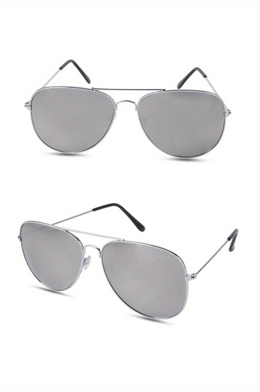 Unisex Retro Mirrored Aviator Sunglasses  - Montero Milan