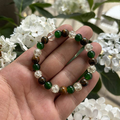 Relaxing Success Enhancing Prosperity & Abundance Wristband - Healing Jewelry Gift for Relaxation and Success - Montero Milan