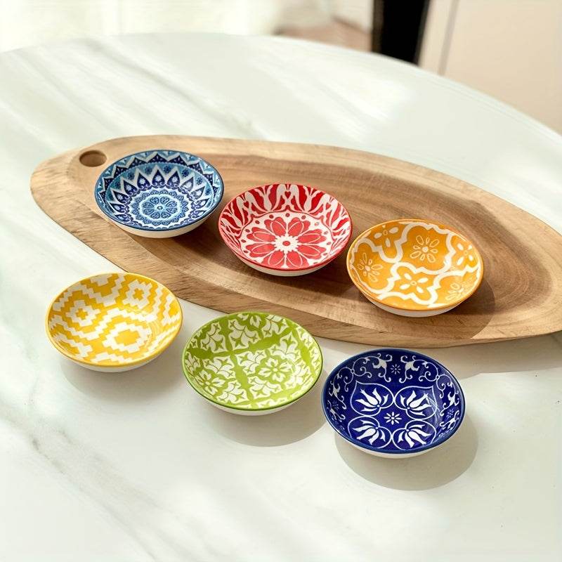 Bohemian Ceramic Seasoning Plates / Bowls Set - Montero Milan
