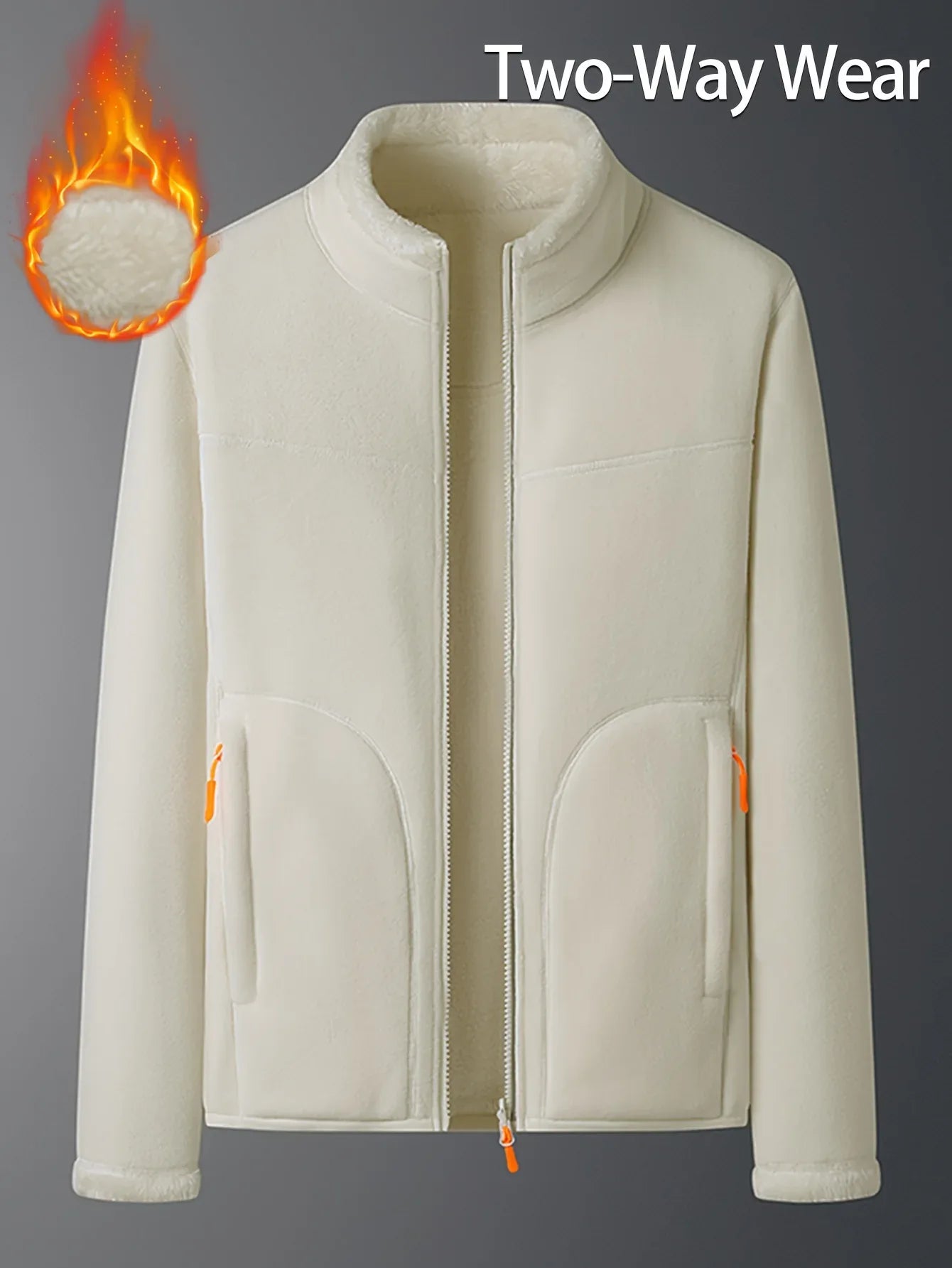 Reversible Sherpa Fleece Jacket