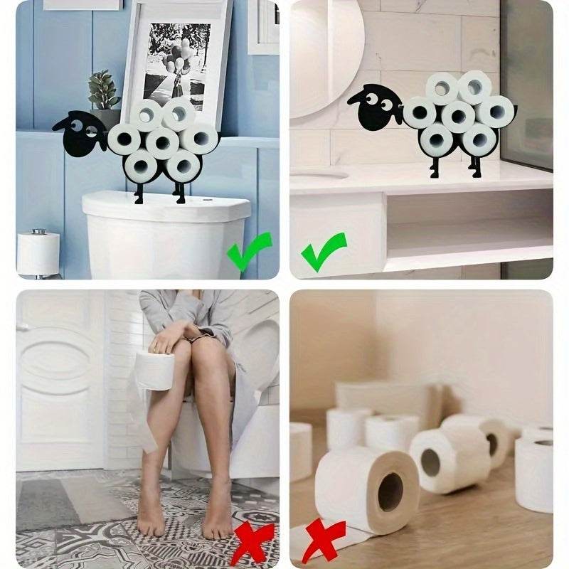 Cute Sheep Toilet Paper Holder Rack - Montero Milan