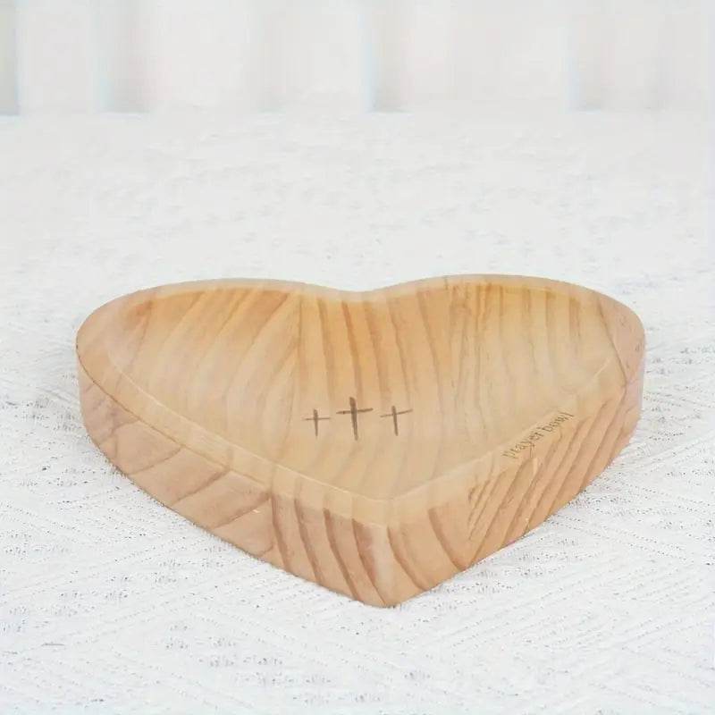 Heart-Shaped Wooden Prayer Bowl - Montero Milan