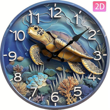 Ocean Turtle Silent Wall Clock - Montero Milan